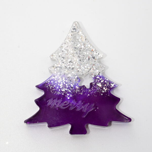 Addobbo Albero di Natale - Viola